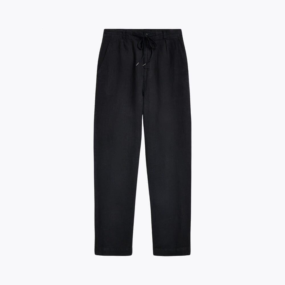 Lateef Relaxed Fit Pleated Linen Pant