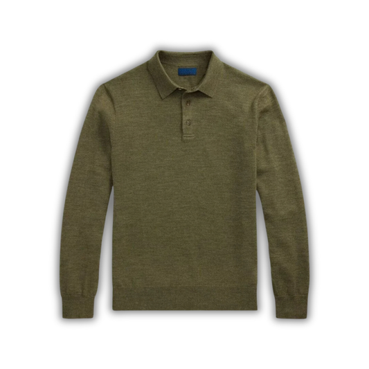 Wool Polo-Collar Jumper