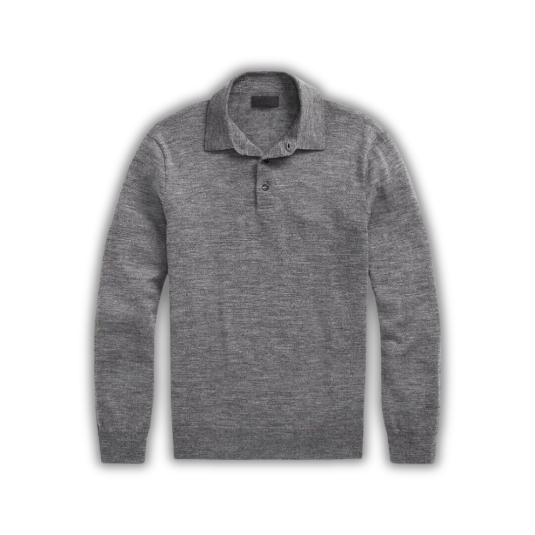 Wool Polo-Collar Jumper