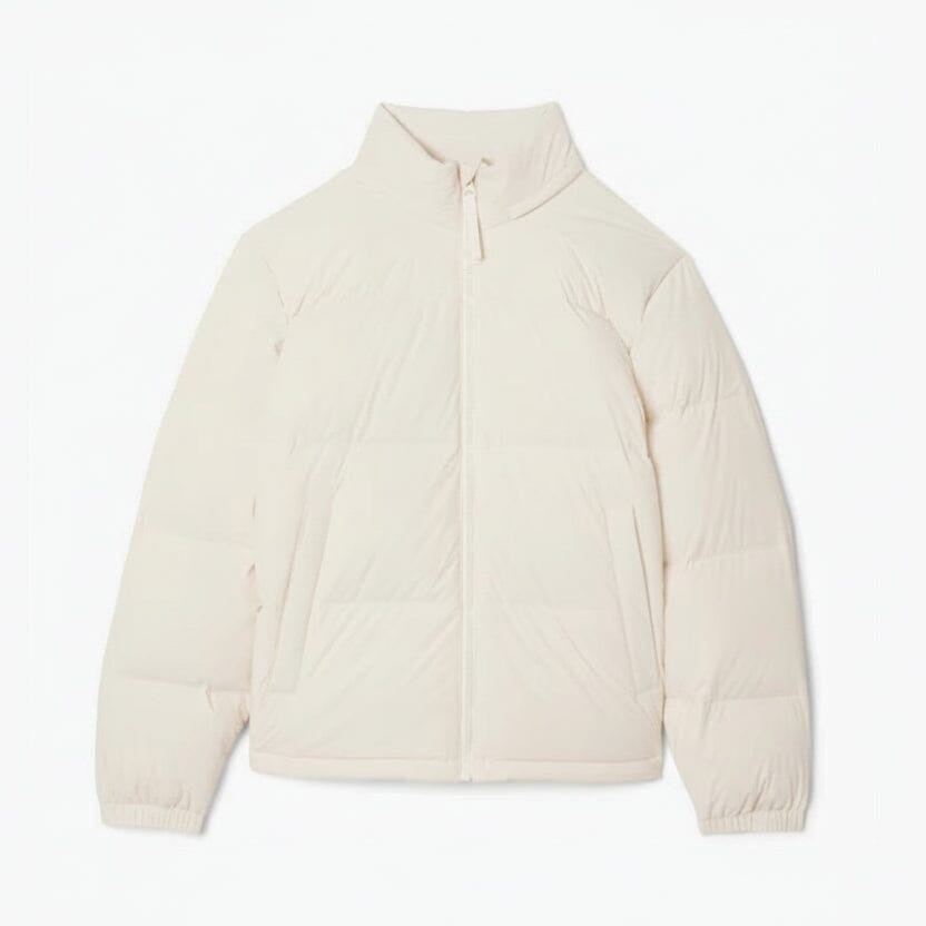 Water-Repellent Hooded Down Jacket