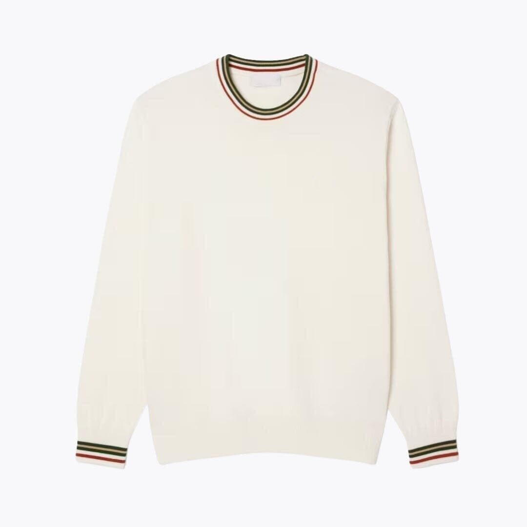 Striped Cotton Jersey Sweater