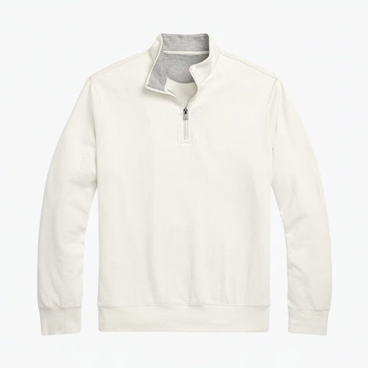 Luxury Jersey Quarter-Zip Pullover