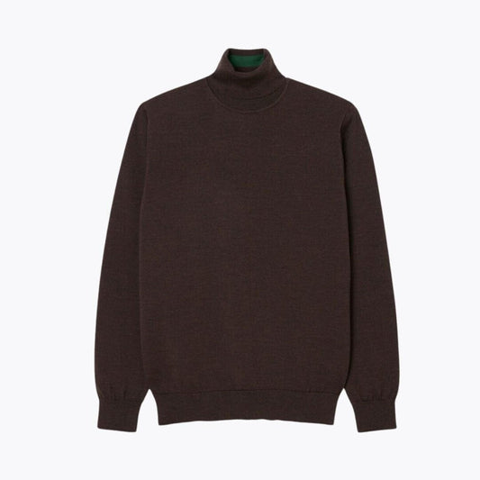 Merino Wool Roll Neck Sweater